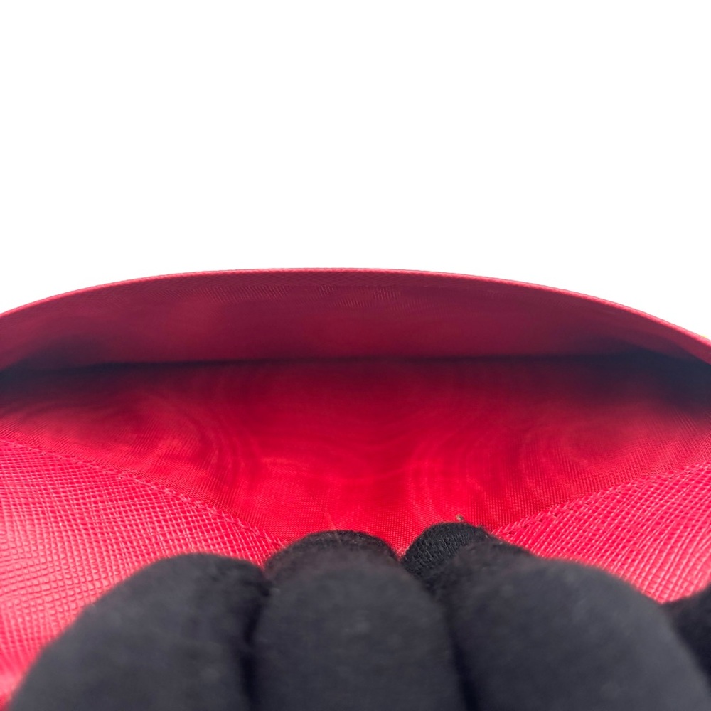 Prada Red Saffiano Leather Wallet - Picture 6 of 16
